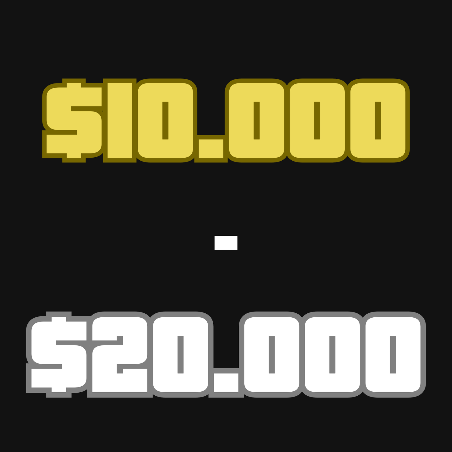 $10.000 - $20.000