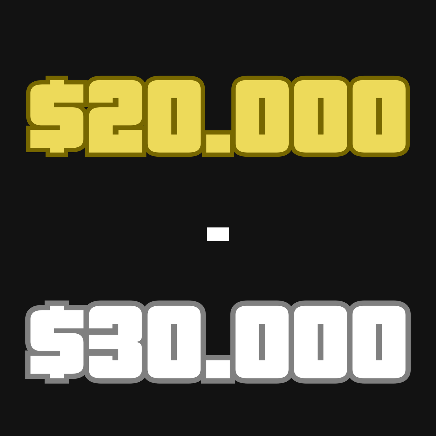 $20.000 - $30.000