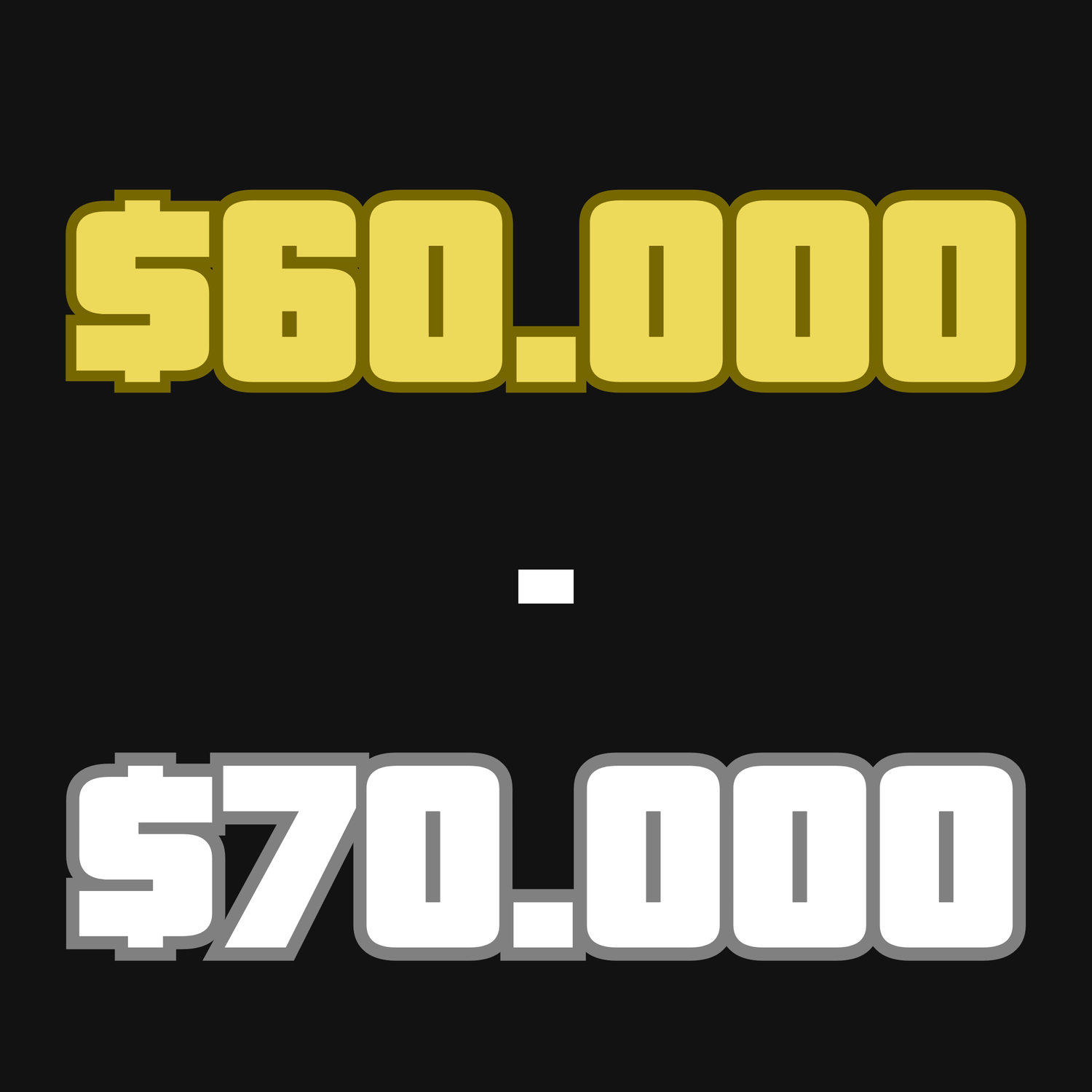 Desde $60.000 - $70.000
