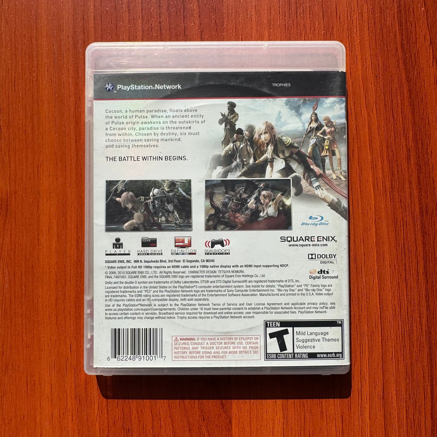 Final Fantasy XIII - Ps3 - Físico - Usado