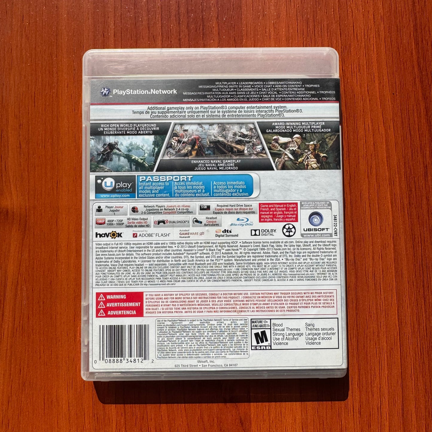 Assassin's Creed IV Black Flag - Ps3 - Físico - Usado