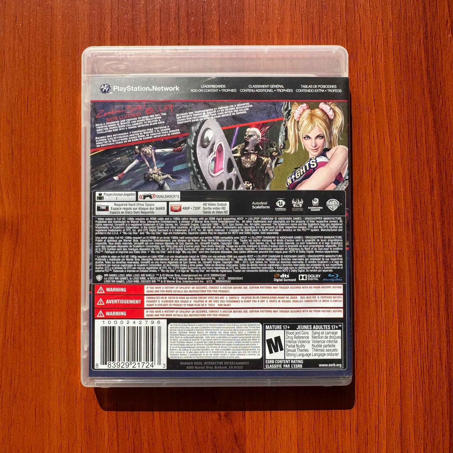 Lollipop Chainsaw - Ps3 - Físico - Usado