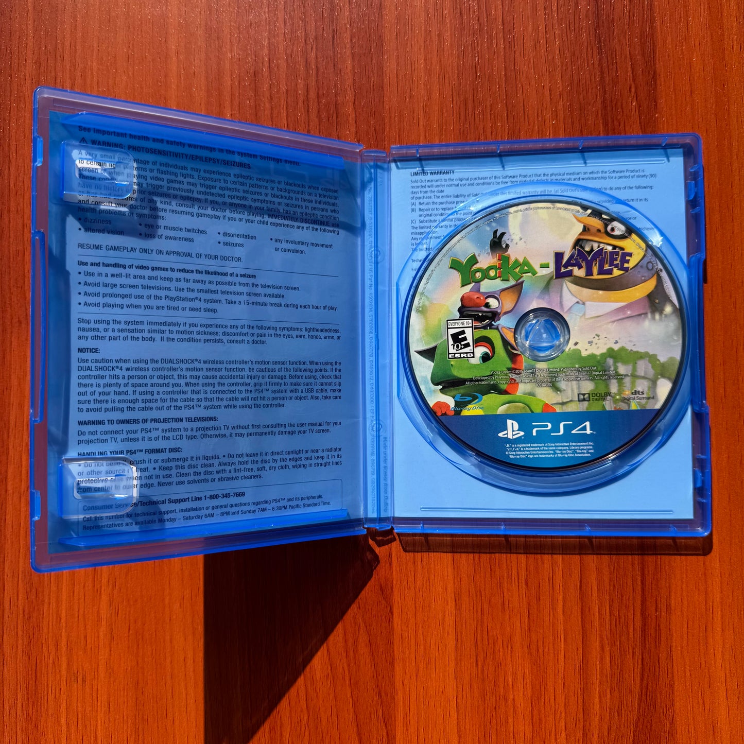 Yooka Laylee - Ps4 - Físico - Usado