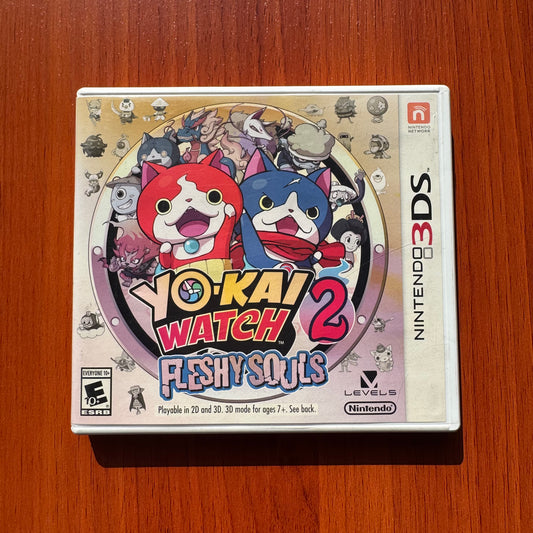 Yokai Watch 2 Fleshy Souls - Nintendo 3DS - Físico - Usado