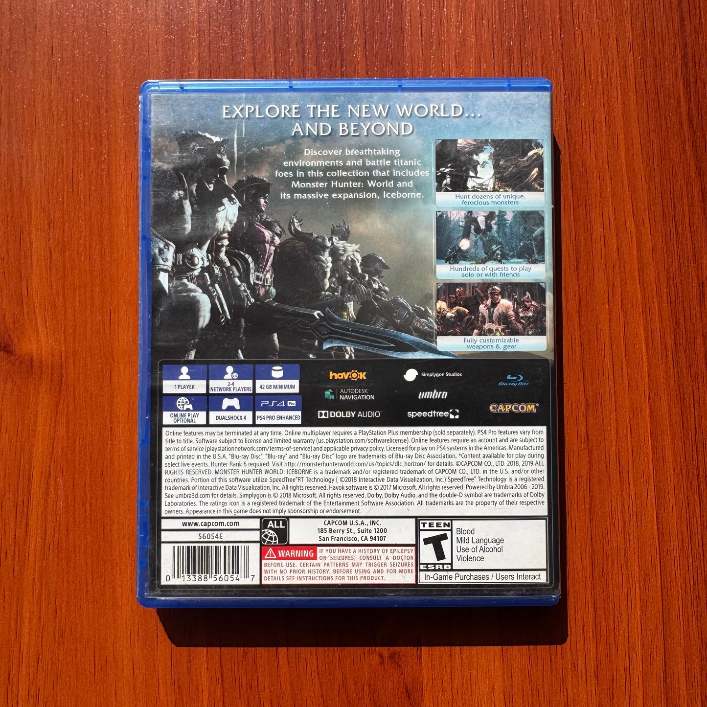 Monster Hunter World Iceborne Master Edition - Ps4 - Físico - Usado