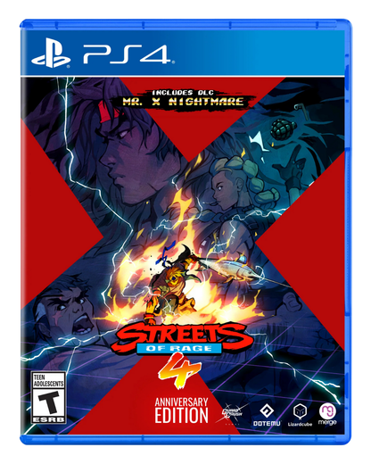 Streets of Rage 4 Anniversary Edition PS4 Físico Nuevo