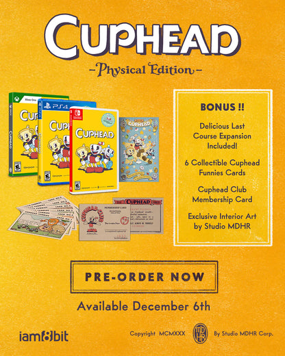 Cuphead para Switch Físico - Nuevo