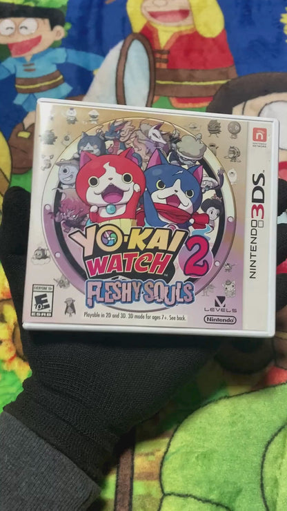 Yokai Watch 2 Fleshy Souls - Nintendo 3DS - Físico - Usado